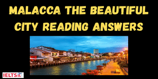 Malacca The Beautiful City Reading Answers